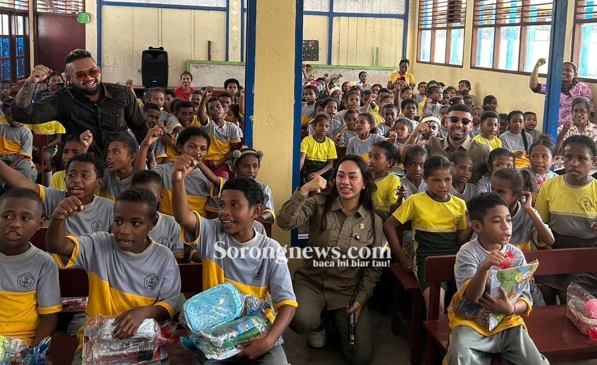 Kunjungi SDN 41 Kota Sorong, Zita Anjani Bawa Aspirasi Fasilitas Sekolah dan MBG ke Pusat