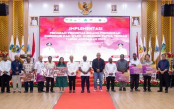 Wujudkan Pendidikan Gratis di Papua Tengah, Gubernur Meki Nawipa Gelontorkan Rp90 Miliar