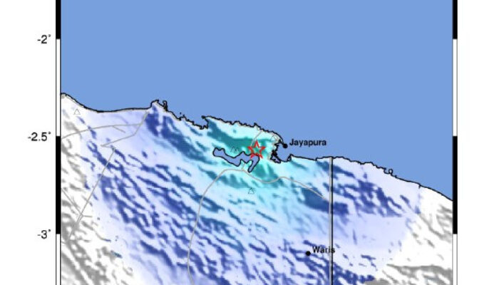 Gempa Tektonik M4.2 Guncang Jayapura, Ini Titik Lokasinya