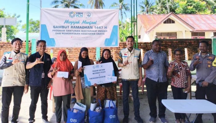 YBM PLN Menjejak Manfaat, Salurkan Santunan dan Layanan Kesehatan Gratis Bagi Warga Pesisir