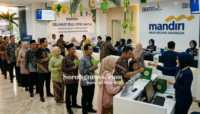 Jelang Idul Fitri, Bank Mandiri Siapkan Rp258 Miliar Uang Tunai di Tanah Papua